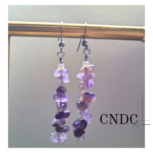 Whispers of Amethyst | dangle earrings