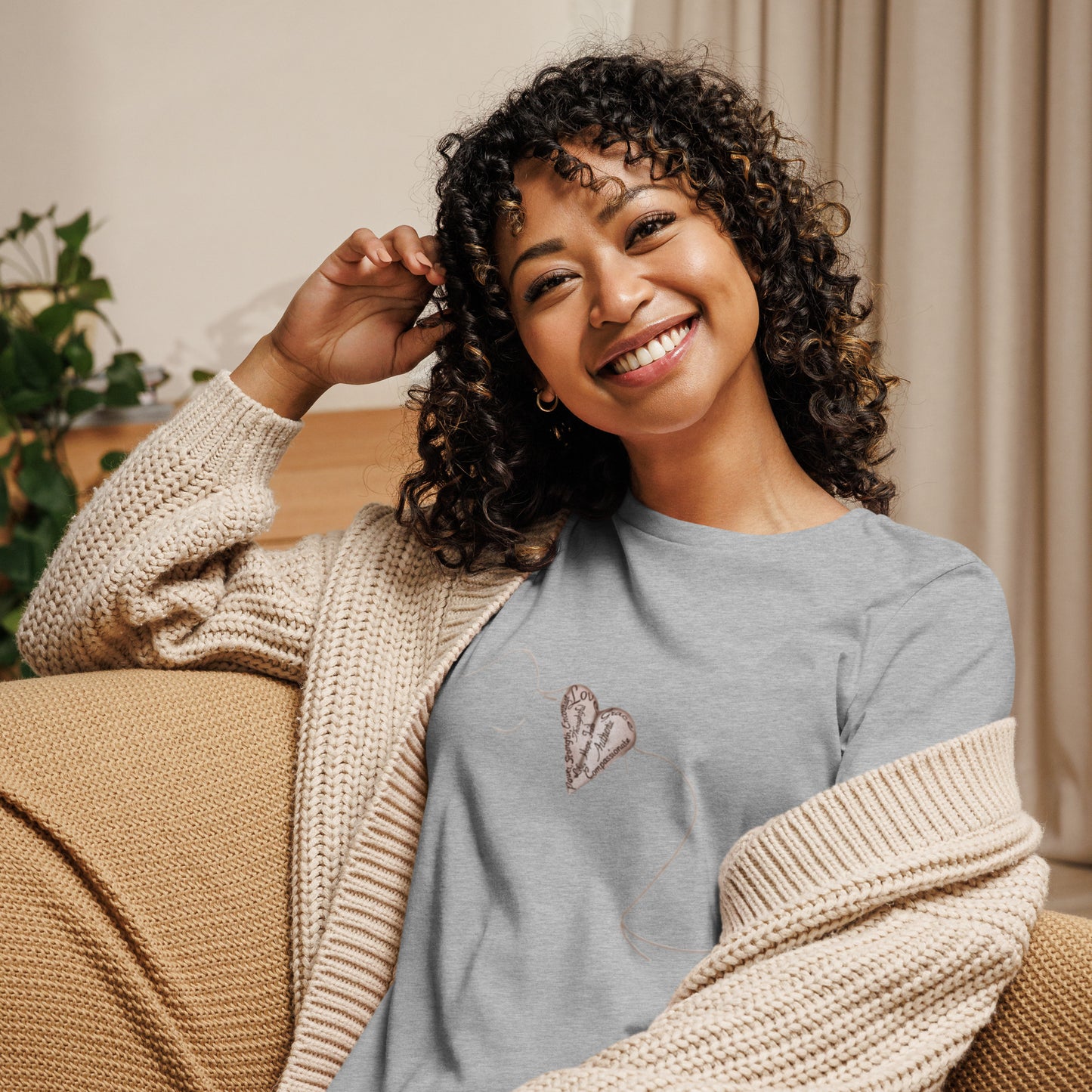 Affirmation word - Women's Relaxed T-Shirt