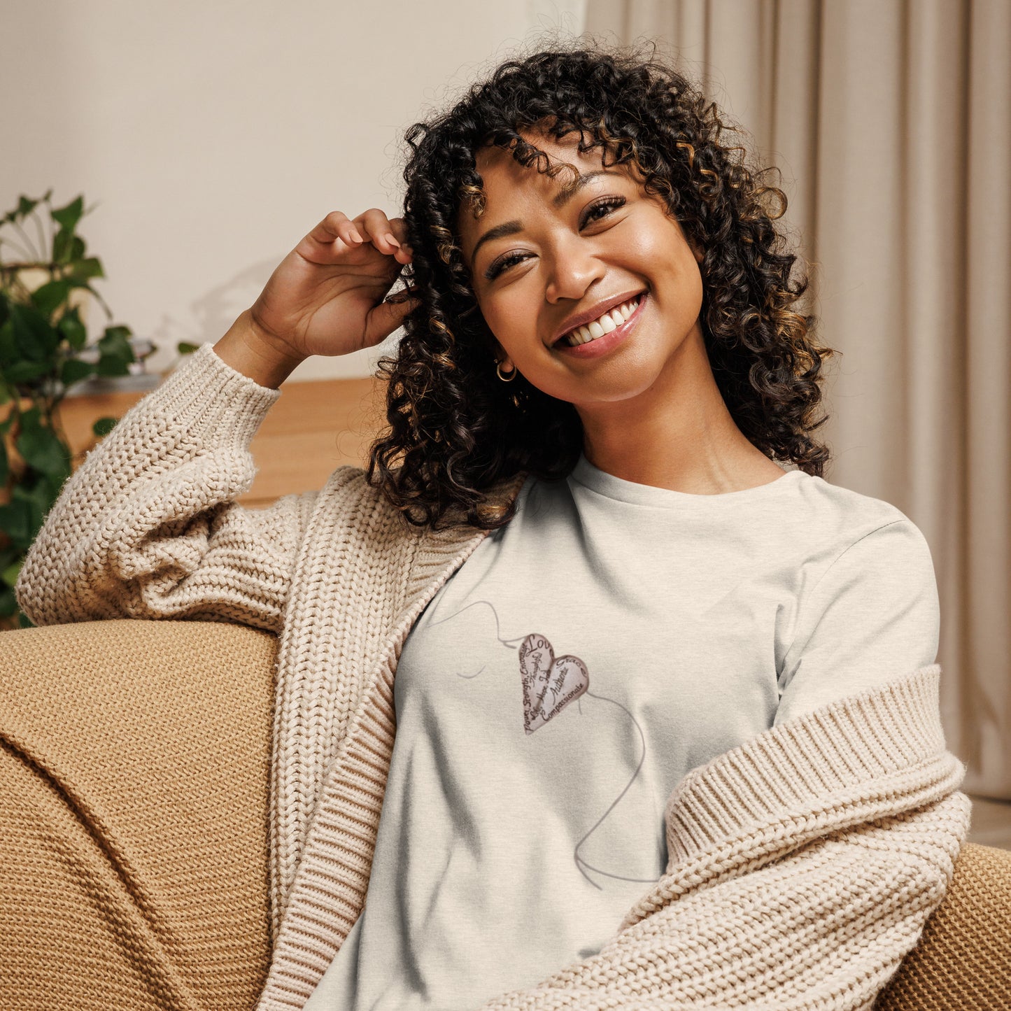 Affirmation word - Women's Relaxed T-Shirt