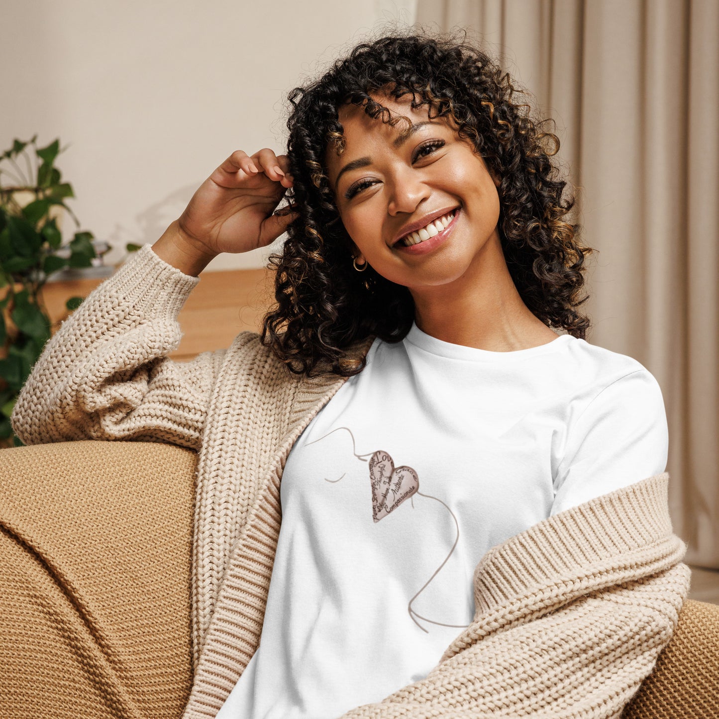 Affirmation word - Women's Relaxed T-Shirt