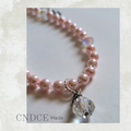 Sugar Petal | Blush Pink glass Pearl | Feminine Handmade Jewelry | Everyday Elegance