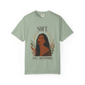 Soft. Still. Unstoppable. Comfort Colors® Graphic Tee – Original Black Woman Art, Empowerment Shirt