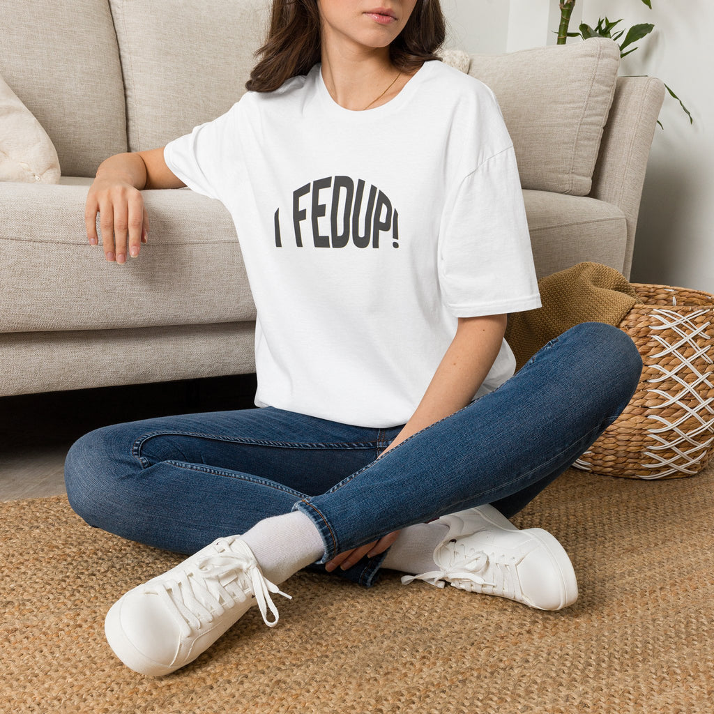 I Fed Up T-Shirt | Caribbean-Inspired Statement Tee | Unisex Gildan Softstyle