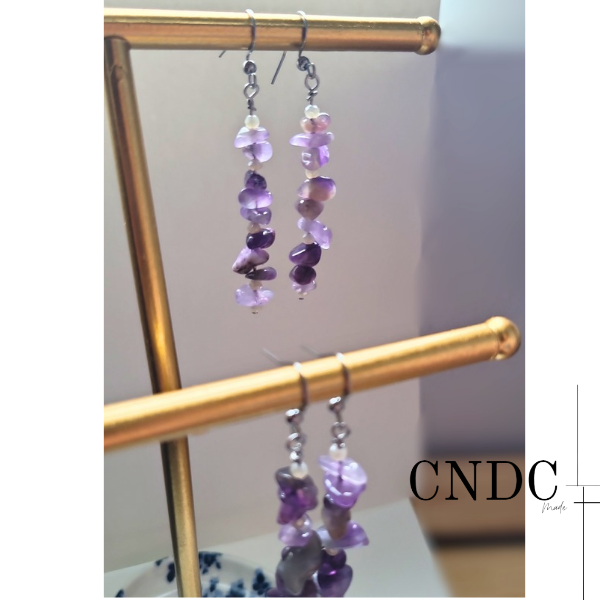 Whispers of Amethyst | dangle earrings