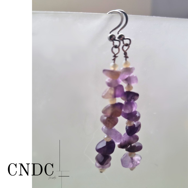 Whispers of Amethyst | dangle earrings