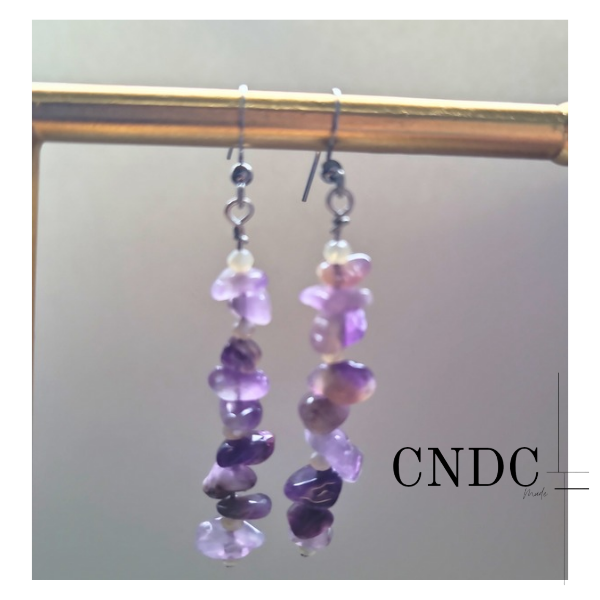 Whispers of Amethyst | dangle earrings