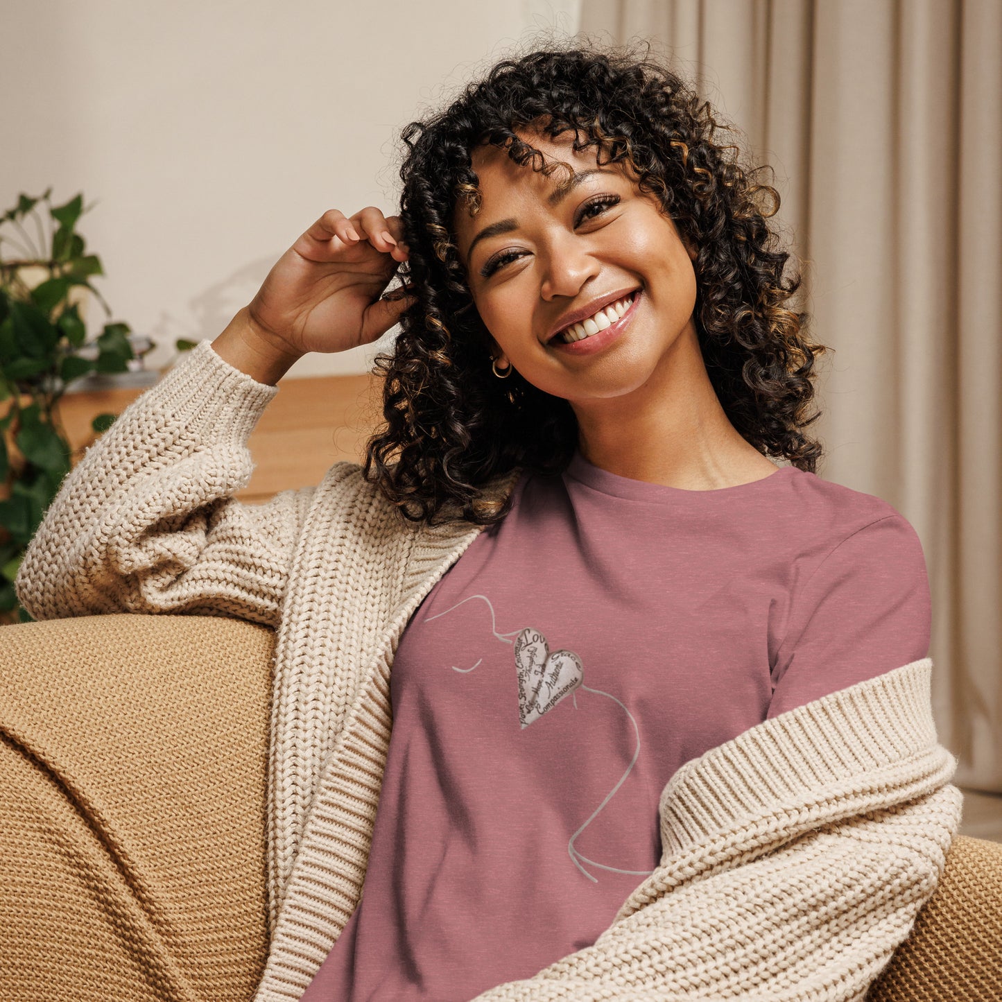 Affirmation word - Women's Relaxed T-Shirt