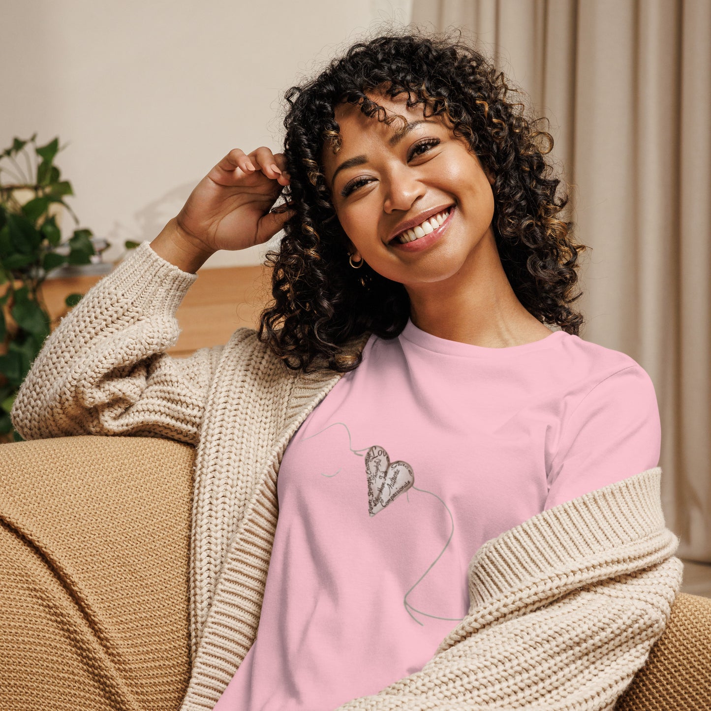 Affirmation word - Women's Relaxed T-Shirt
